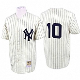 Yankees 10 Phil Rizzuto Cream Mitchell & Ness Jersey Dzhi,baseball caps,new era cap wholesale,wholesale hats